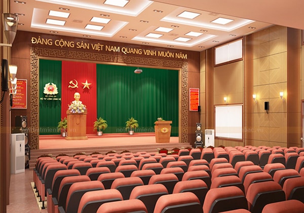Trang trí hội trường và những điều bạn cần phải biết 1 Mục đích trang trí hội trường