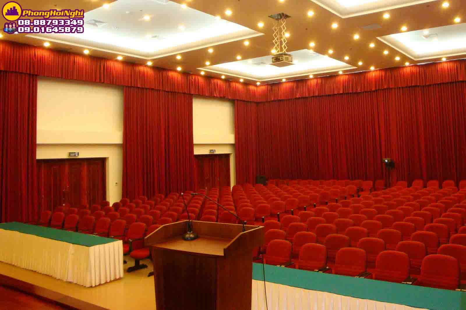 setuo phòng họp kiểu hội trường