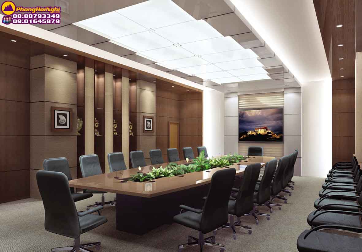 setuo phòng họp kiểu Conference