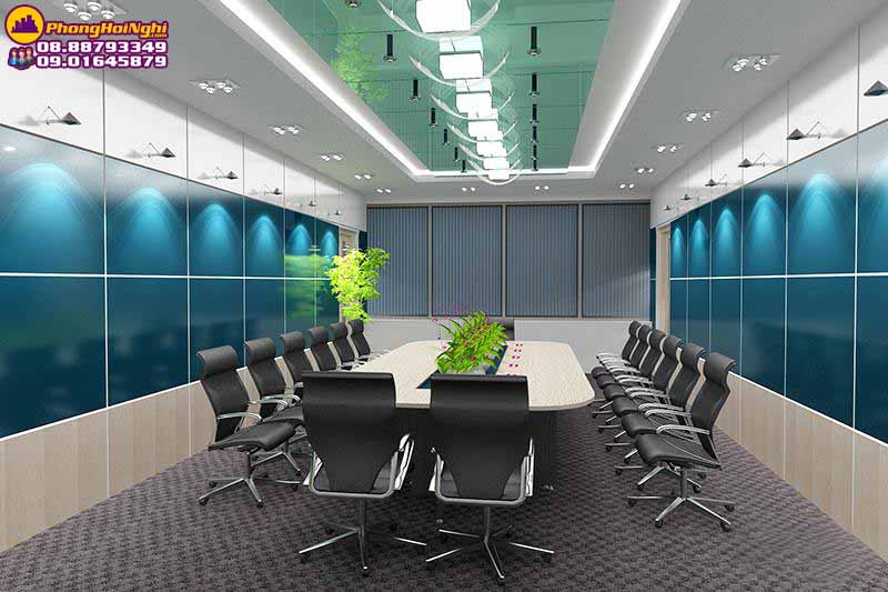 #10+ Mẫu thiết kế nội thất phòng họp HOT nhất 2020 6 thiết kệ nội thất phòng họp không gian xanh